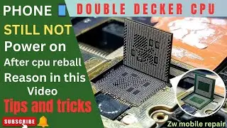 Double Deacker cpu reball full detail ||tips and tricks ||MI 10T DEAD RECOVER ✅#mobilerepairtraining