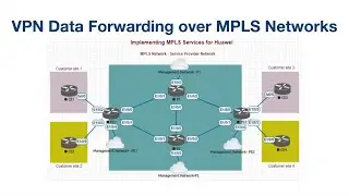 VPN Data Forwarding over MPLS Networks
