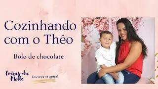 Bolo de chocolate!! cozinhando com o Théo Mello 👨‍🍳💙