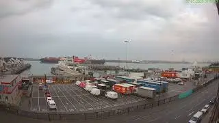 Timelapse of Southampton Red Funnel 7th March 2025
