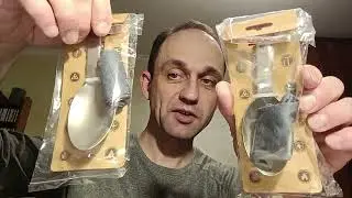 Снова распаковка с Али. Две складные ложки.