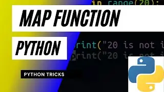 How to use map Function in Python | Functional programming in Python