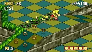 Sonic 3D Blast DX Director's Cut: Part 16: Rusty Ruin Zone as Super Sonic