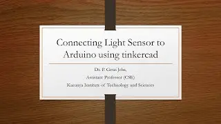 Connecting Light Sensors to arduino in Tinkercad