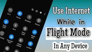 how to use internet in flight mode