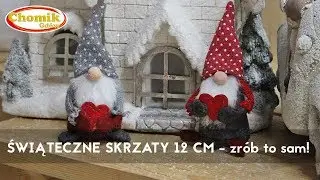 Jak zrobić świąteczne skrzaty 12 cm? Instrukcja wykonania ozdób z zestawu Chomik DIY2797