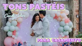 Decoração para casamento 2022: tons pastéis