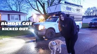 Solo Suburban Neighborhood Truck Camping