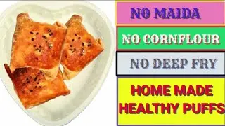 Healthy Wheat puffs / without oven / No deep fry / Iconic