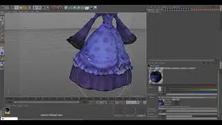 Cloth Princess Model 3d for c4d free downloads (file describe)