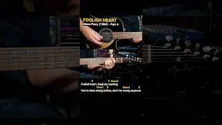 Foolish Heart - Steve Perry (1984) - Easy Guitar Chords Tutorial with Lyrics Part 4 SHORTS REELS