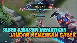 belajar pake hero saber ll GAMEPLAY SABER ll Mobile Legends