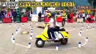 You will not be able to stop laughing after watching this Driving Licence Test 🤣🔥|Funny Driving T...