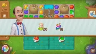 Gardenscapes.  2344 уровень.