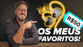 Melhores Fones In-Ear por Faixa de Preço (IEM): até R$50, R$100, R$200…