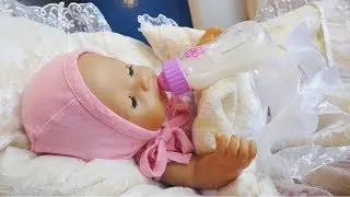 Сборник про кукол Беби Бон Как МАМА Купаю пупсика Соню и укладываю спать