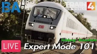 Expert Mode 101 LIVE - Salzburg Rosenheim - Train Sim World 4