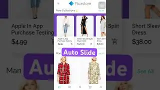 ⚡️Auto-slide on Horizontal Products and Blog (Flutter E-Commerce App)