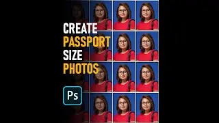 How to create Passport size photo in Photoshop