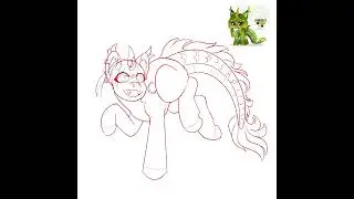 Procreate Timelapse - Dragon girl