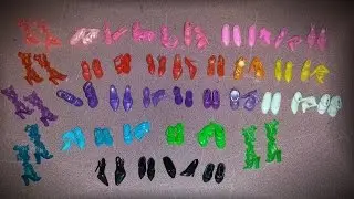 40 Pairs of Barbie Shoes for $3.31