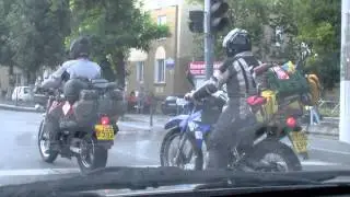 Английские байкеры в Луганске! В пример нашим!