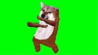 Cheems Dancing Green Screen || Cheems Green Screen