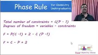 Phase Rule for Chemistry Undergraduates