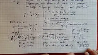 29-dars. Butun olam tortishish qonuni. Gravitatsiya kuchi.