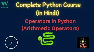 Operators in Python | Arithmetic Operators  | Complete Python Course