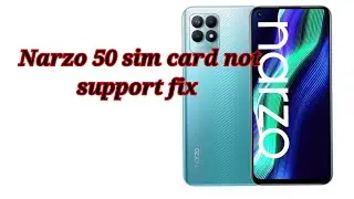 narzo 50 sim card not support fix || narzo 50 CPU Reball