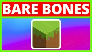 How To Download And Install Bare Bones In Minecraft 2025 | Bare Bones Minecraft Resource Pack 1.21.4
