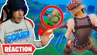 Je RÉAGIS à CES TRICKSHOTS MONSTRUEUX sur FORTNITE ( Ils sont trop fort #10 )
