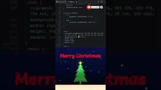 Merry Christmas ❄️ Snowing 🎄 Christmas Tree  | HTML & CSS | CSS Tricks #shorts