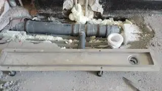 Установка трапа в душевой в Калининграде т.507021