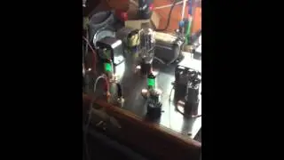 Самодельный ламповый усилитель, пока не завершен.