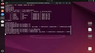 PostgreSQL Export and Import Single Table  pg dump Table Backup & Restore  Ubuntu Step by Step Tutor