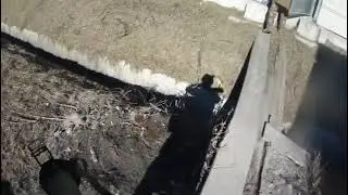 Helmet Camera - Ukrainians Destroy Russian Tank With Rockets