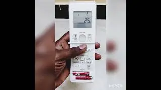 Daikin VRV remote settings......... all options working