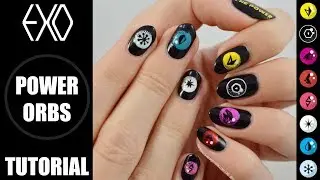 EXO Power Orbs Nail Art Tutorial