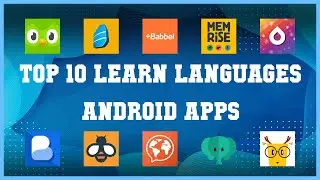Top 10 learn languages Android App | Review