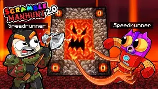 MANHUNT SCRAMBLE CRAFT 2.0! (Minecraft)