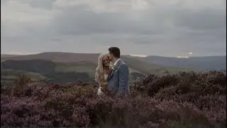 Miranda + Danny // Stunning and dramatic views // The Maynard, Peak District Shot on Sony A7SIII