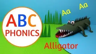 ABC Phonics | Learn to Read with Paper Roll Craft Animals