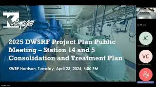 Public Meeting on 2025 DWSRF Project Plan: Stations 14 & 5 Consolidation and Treatment Plan