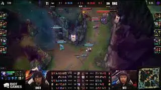 T1 vs RNG | PHẢN XẠ CỦA GUMAYUSI VÀ GALA. FAKER TẨU THOÁT. ĂN 1 TRẢ 1 CỰC GẮT