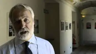 Il professor Giancarlo Pinto presenta il Polo della Fotografia di Genova