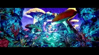 Mushroom Tunnel Trip - Unreal Engine Visuals
