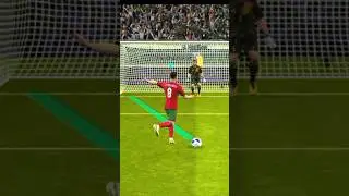Fernandes penalty kick 🥶 #pes2024 #efootball2024 #football #shorts