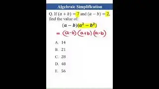 Algebraic Evaluation || Algebra || Mathematics #shorts #maths #algebra  #mathpractice